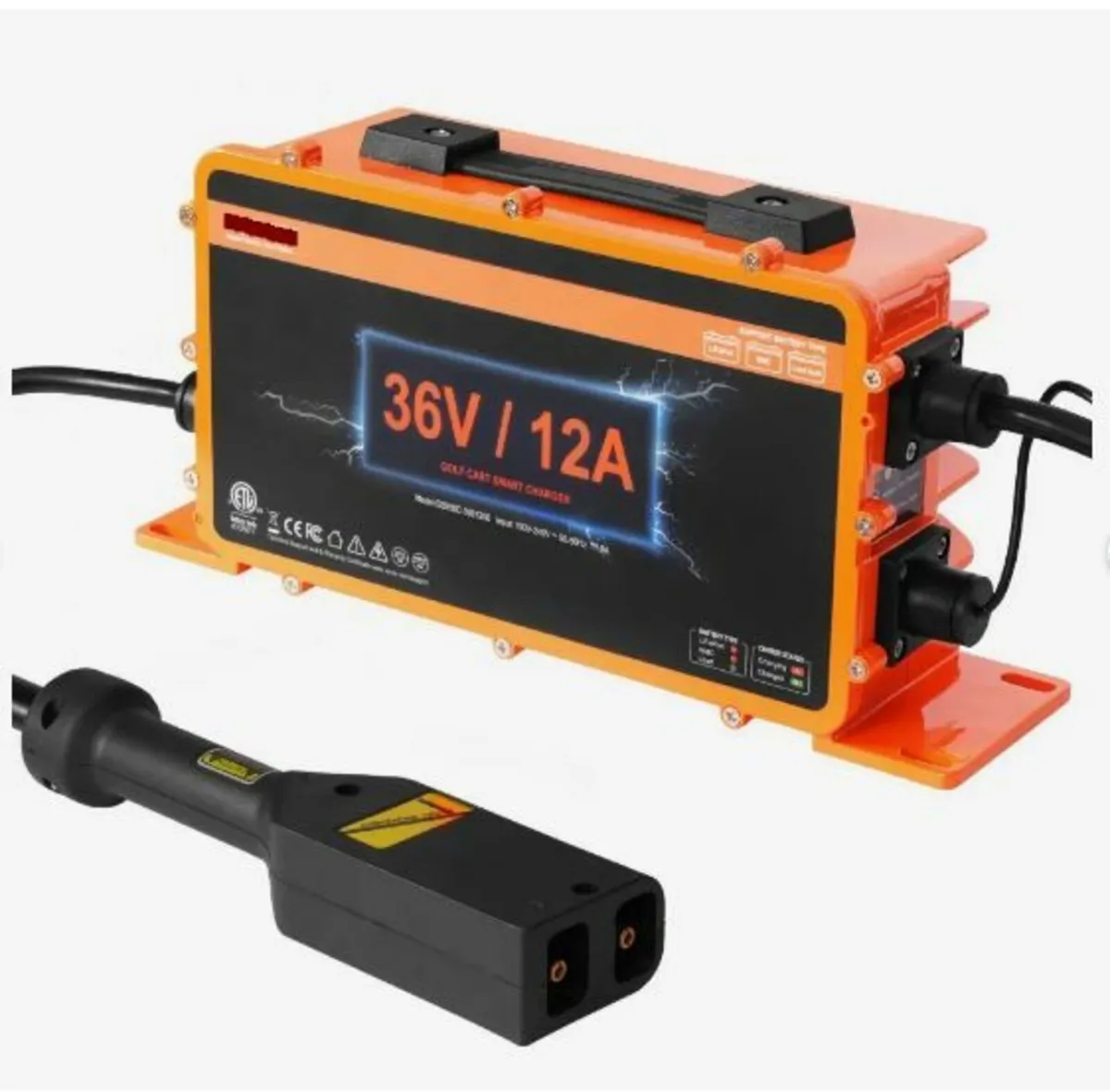 36 Volt 12 AMP Golf Cart Smart Battery Charger - Image 1
