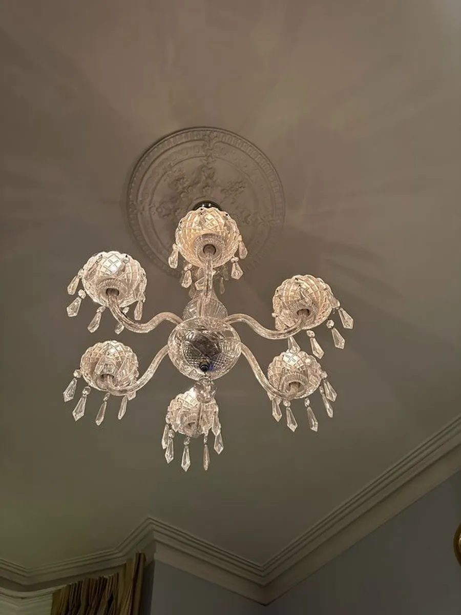 Pair of Waterford Crystal Chandeliers - Image 1