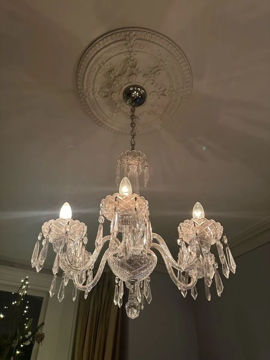 Pair of Waterford Crystal Chandeliers - Image 2
