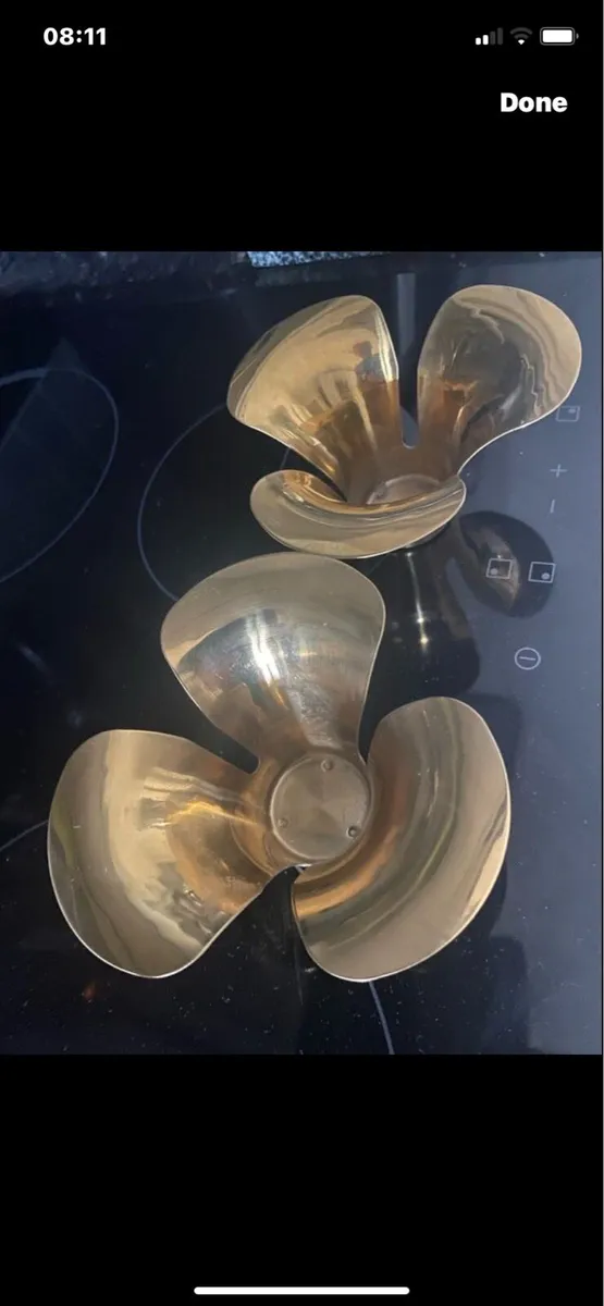 Brass Candle Holder Set - Image 3
