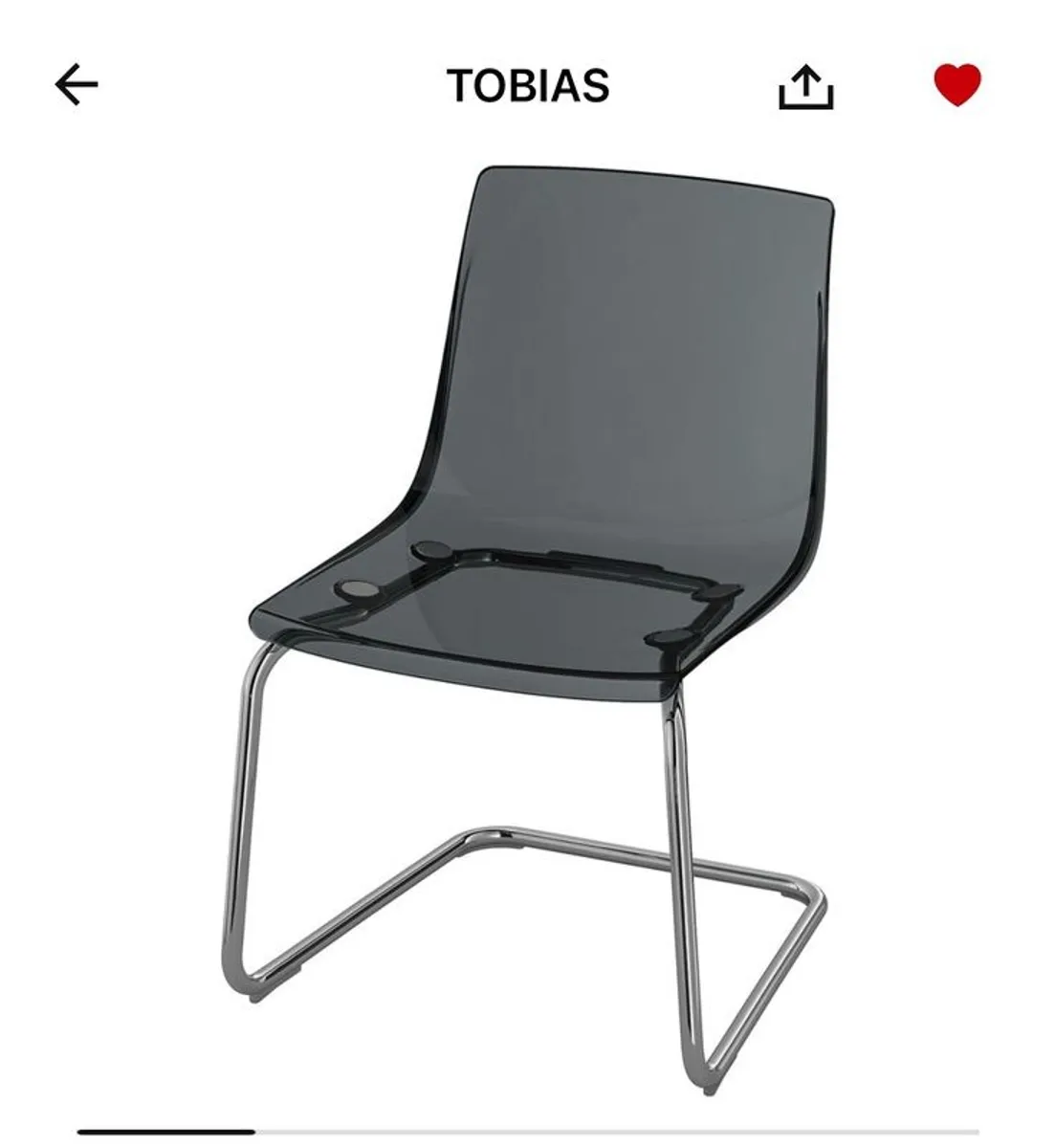 4 Ikea Tobias dining chairs