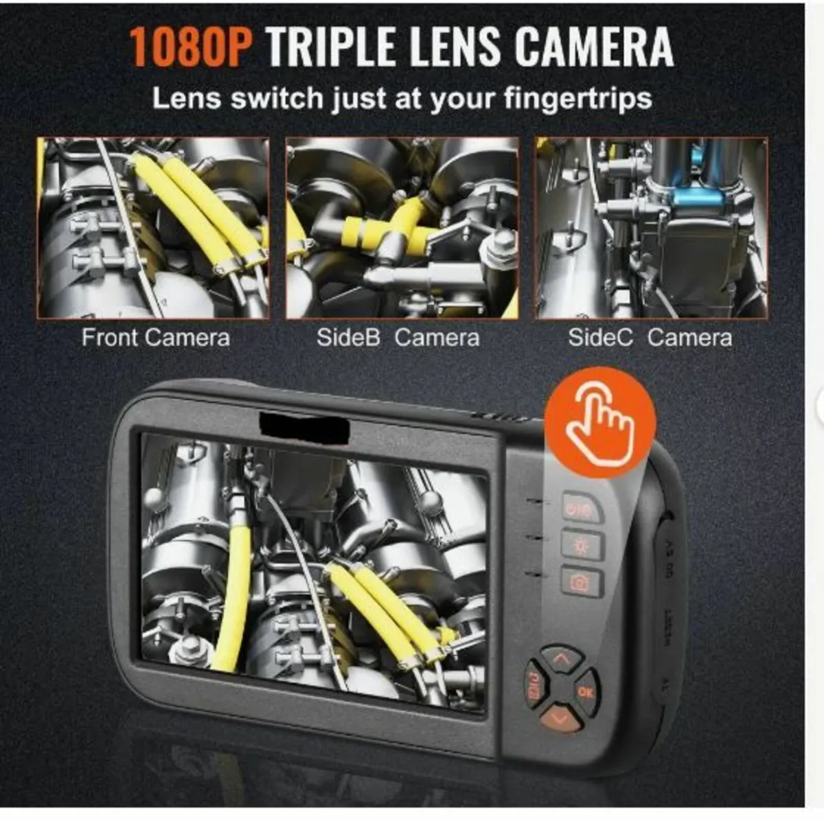 Triple Lens Endoscope Camera, 11.4 cm - Image 4