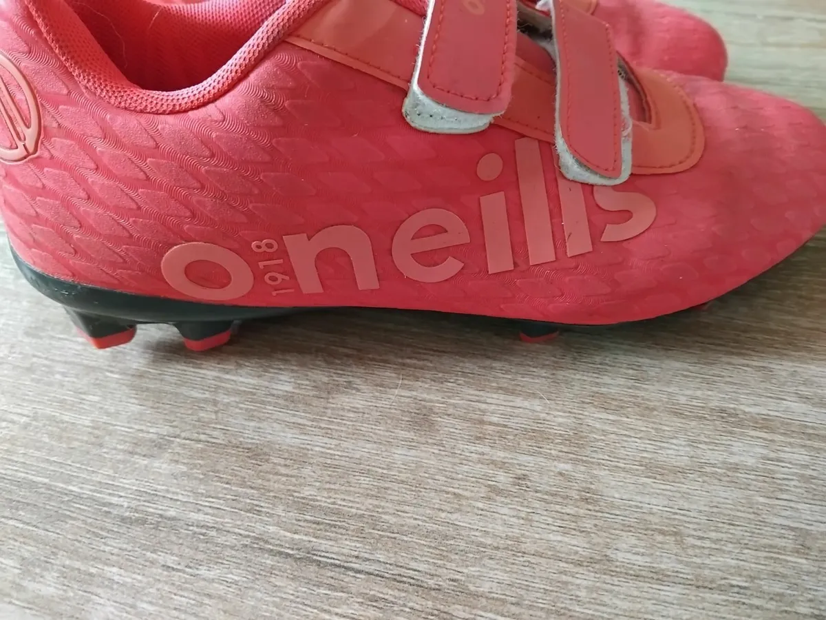 Pink O'Neills Football Boots, UK2 - Image 3