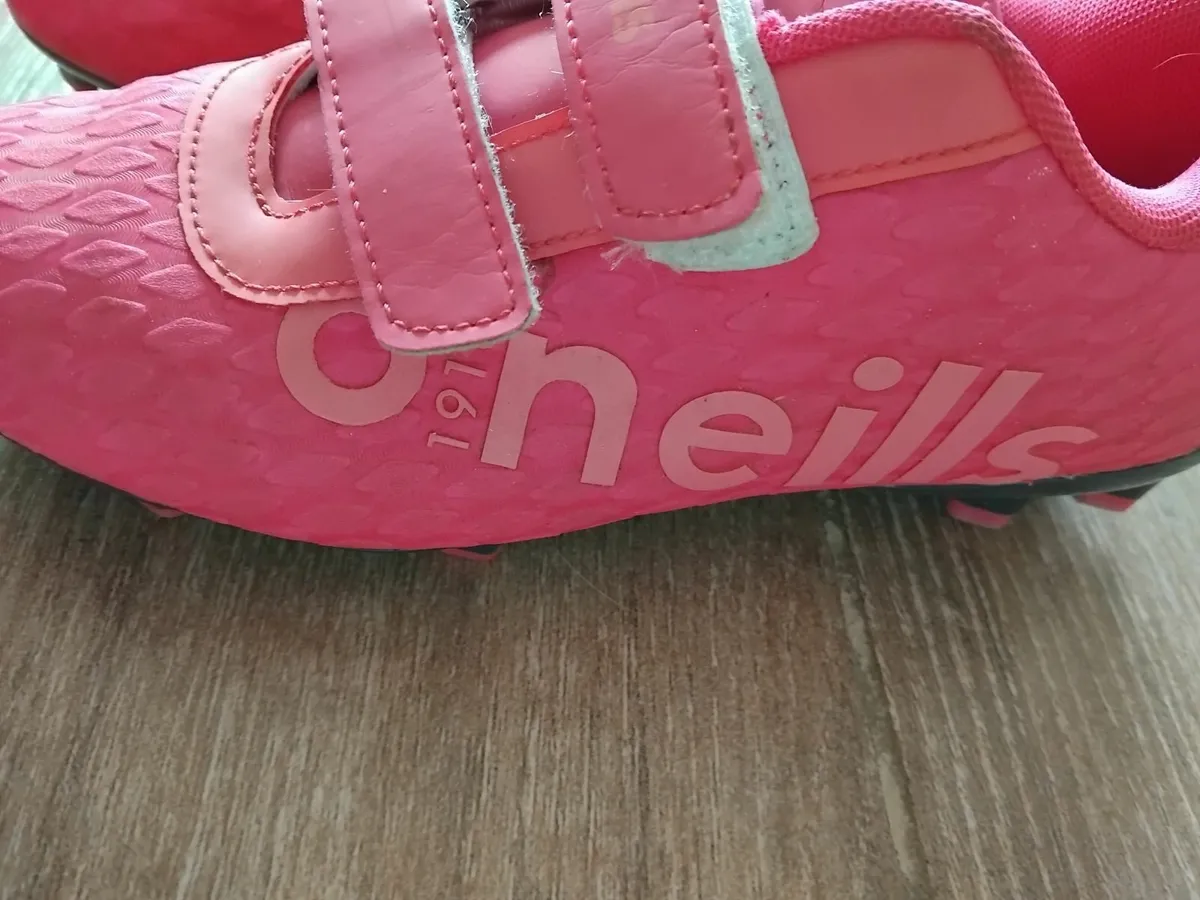 Pink O'Neills Football Boots, UK2 - Image 2