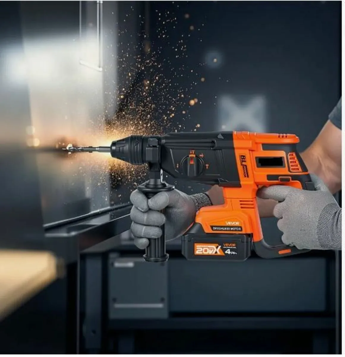 20V SDS-Plus Brushless Cordless - Image 2