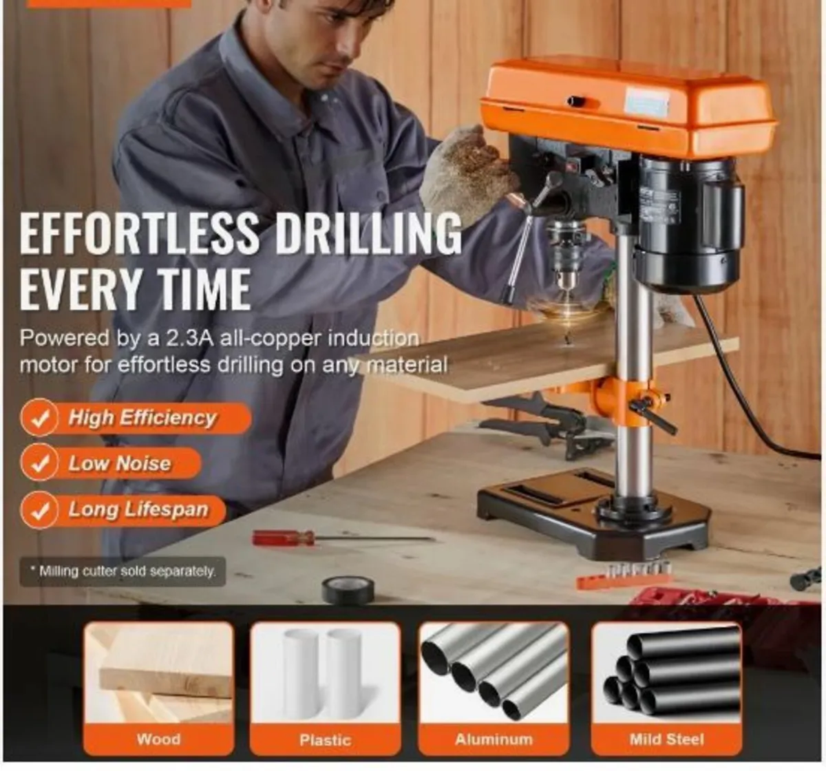 Bench Drill Press 203.2mm 8-inch - Image 2