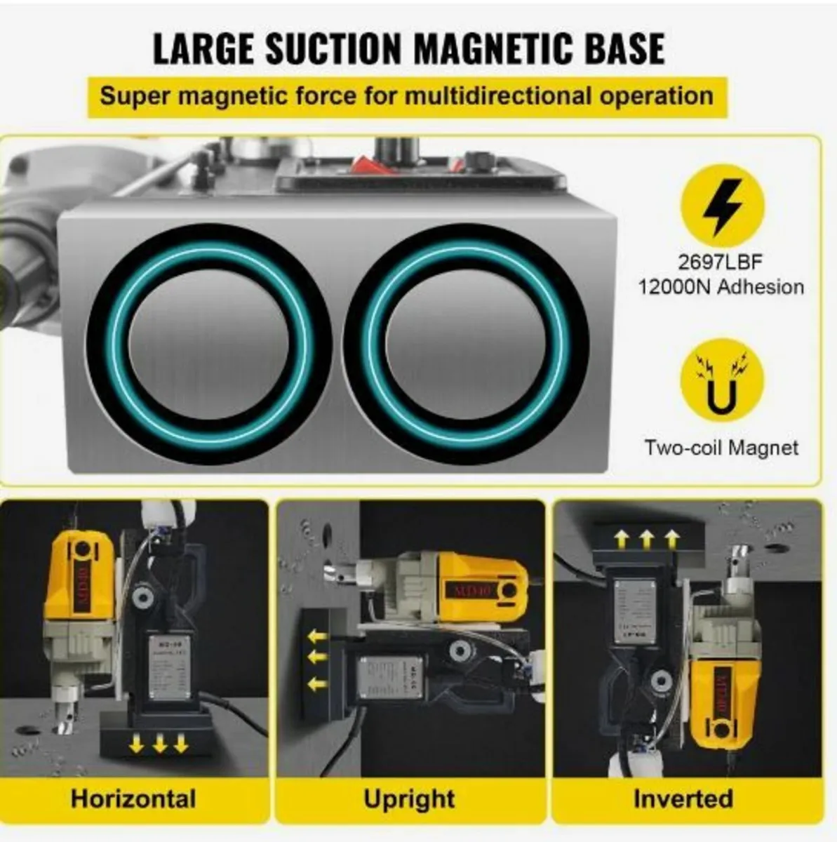 Magnetic Drill, 1100W 4 cm Boring Diameter - Image 4