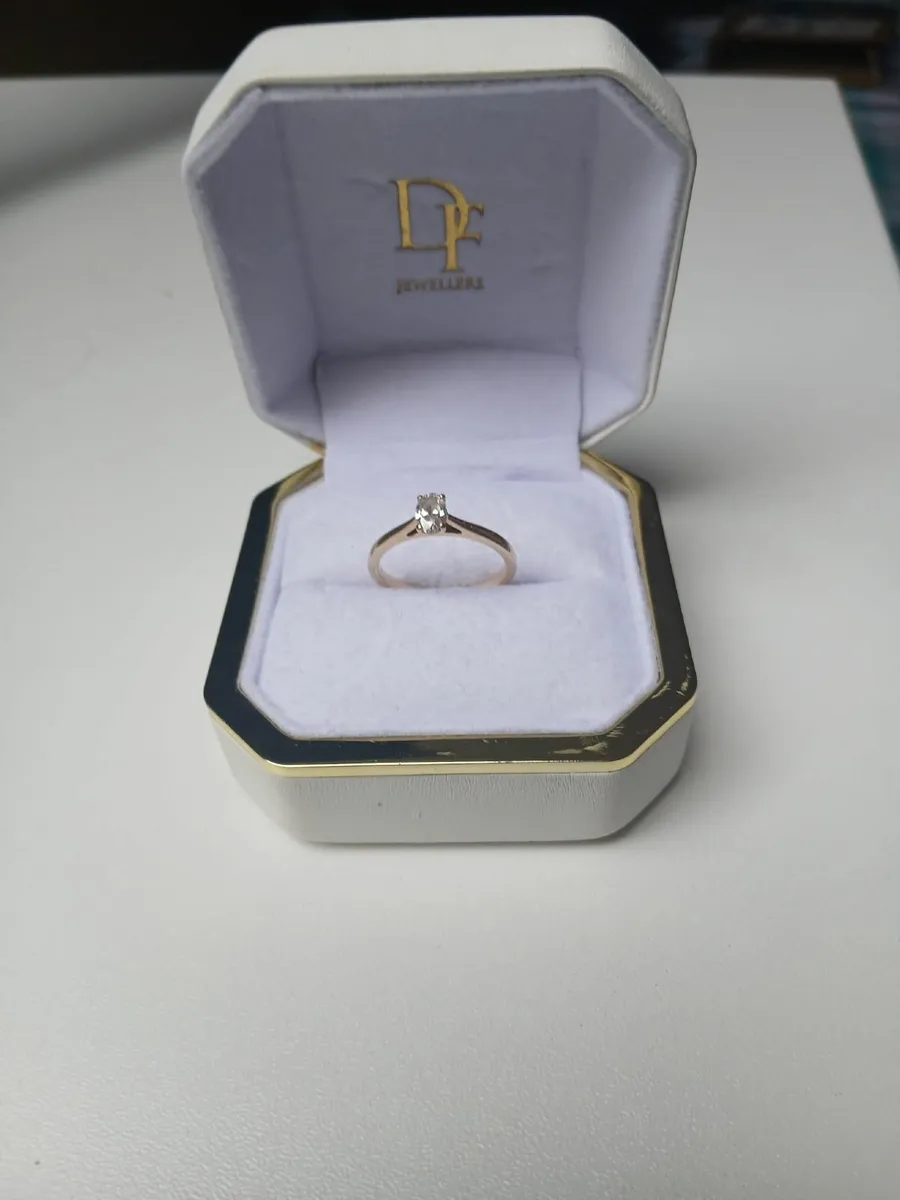 Engagement ring 18k gold - Image 2