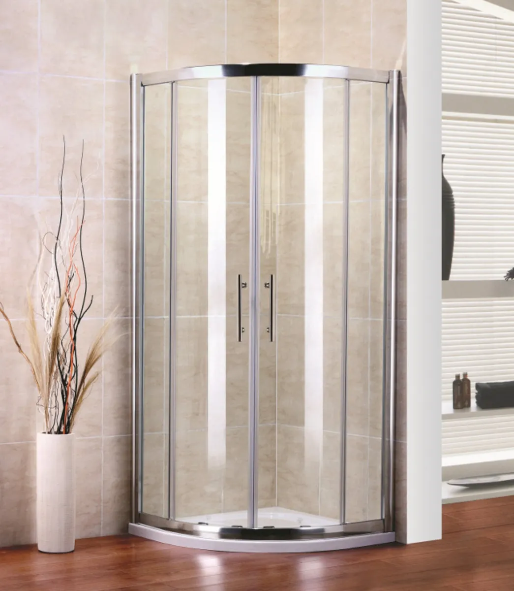 Shower Enclosure + Tray - Matrix Quadrant AQ90 - Image 1