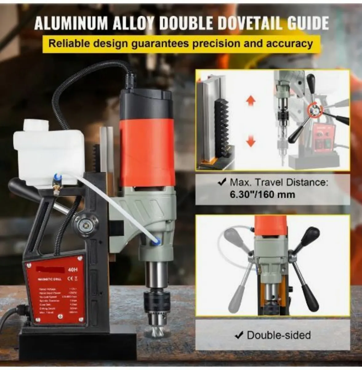 Magnetic Drill, 1200W 4 cm Boring Diameter - Image 4