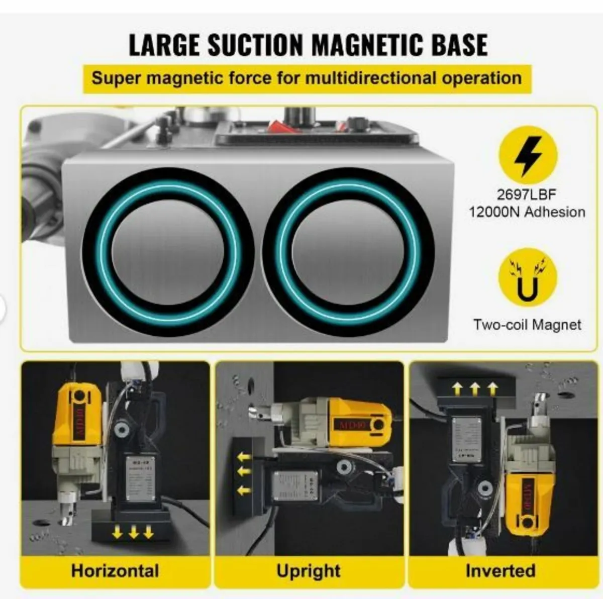 Magnetic Drill, 1100W 4 cm Boring Diameter - Image 3