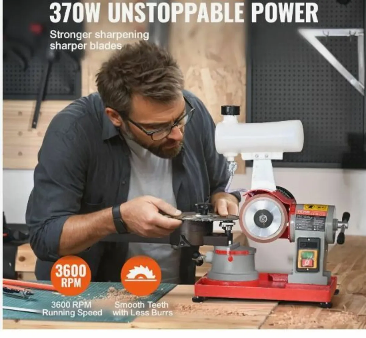 Circular Saw Blade Sharpener Grinder 370W - Image 3
