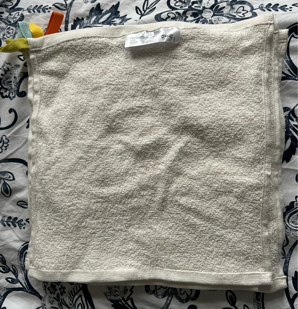 Ikea white washcloth 30x30 - Image 2