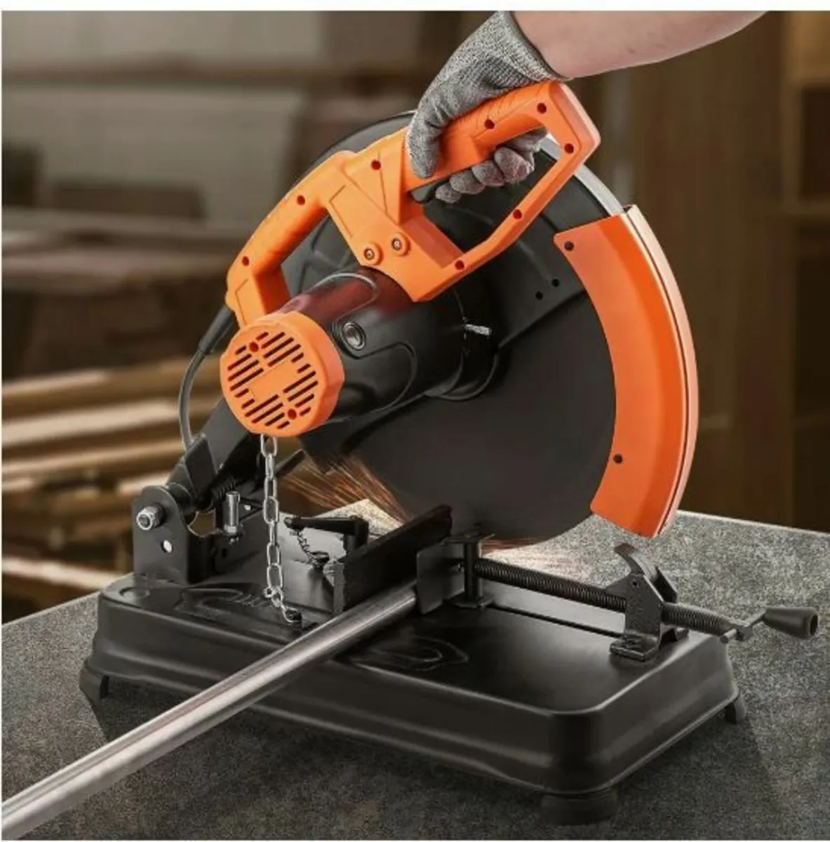 Abrasive Chop Saw 14in Mitering Chop Saw - Image 2