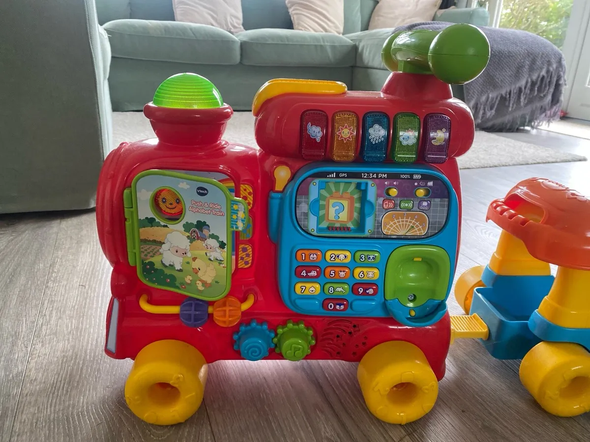 Toy VTech push and ride ABC Train - Image 3