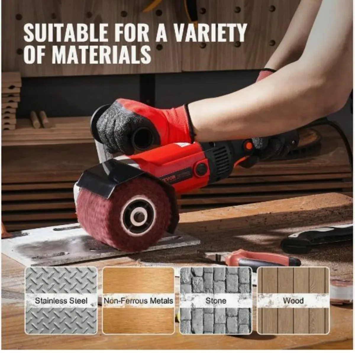 Burnishing Polishing Machine 1200W 6-Speed - Image 2