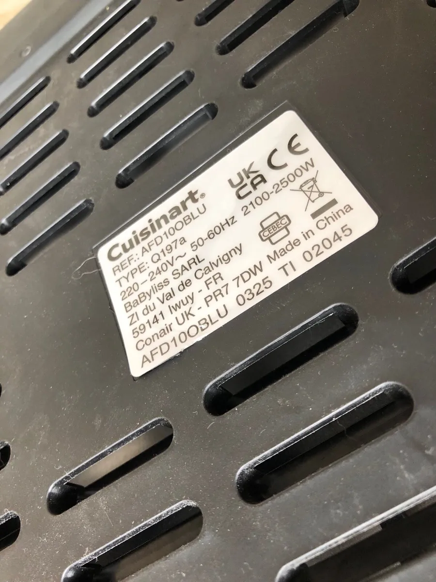 Cuisinart Air Fryer XXL 10.4L PFAS free + silicone - Image 4