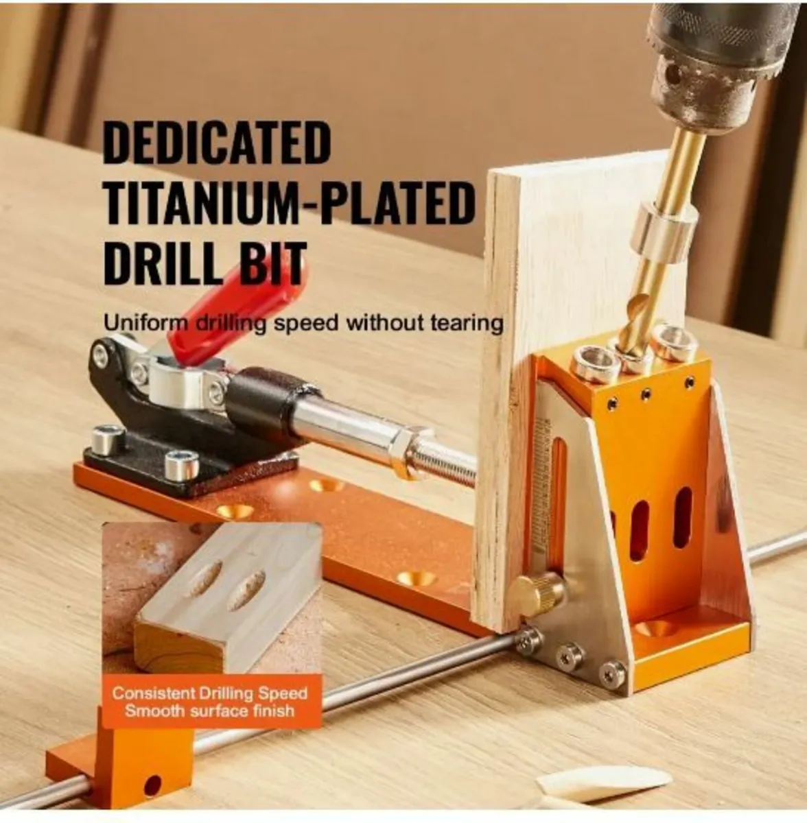 Pocket Hole Jig Kit, 34 Pcs Pocket Hole - Image 1