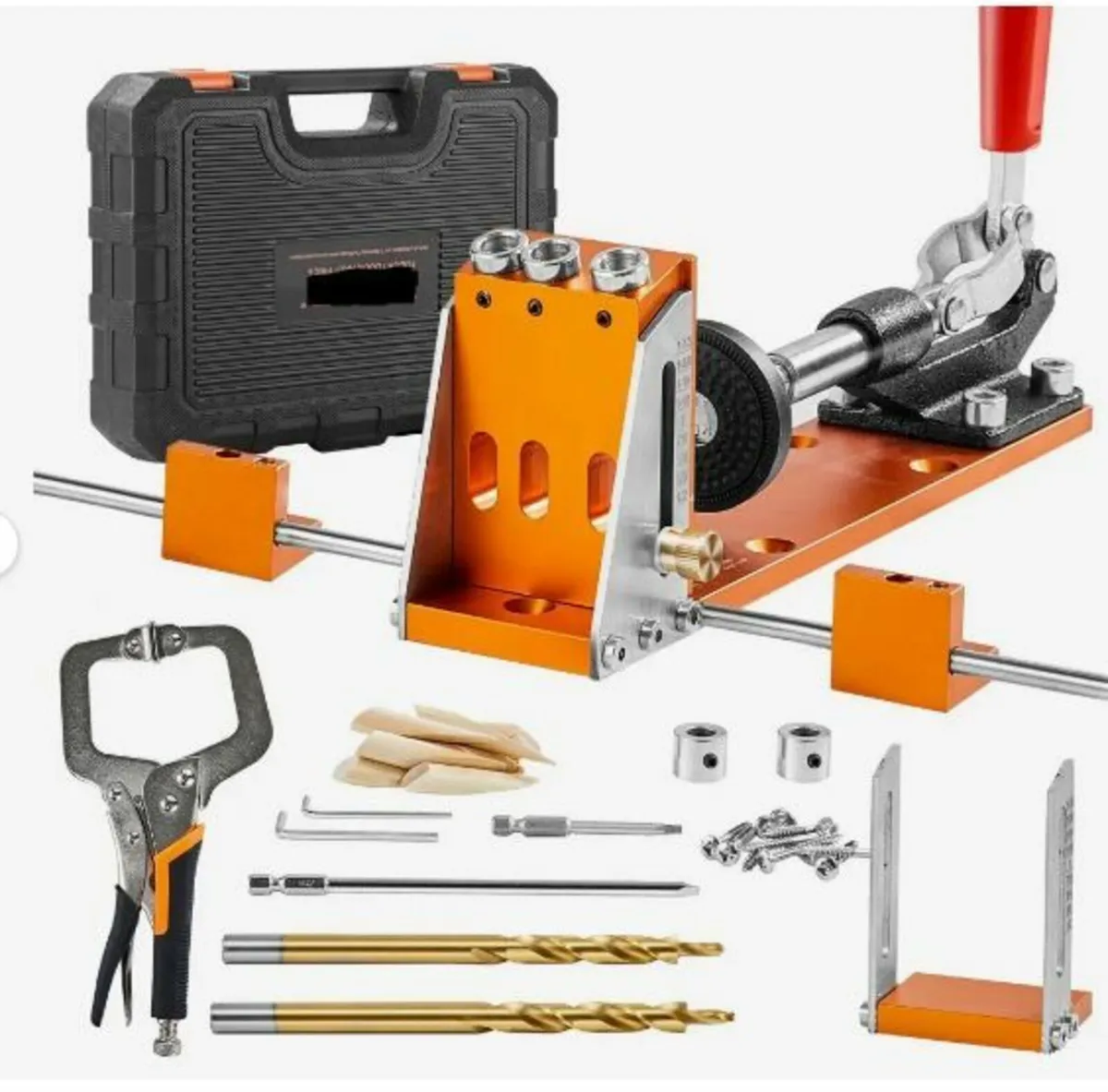 Pocket Hole Jig Kit, 34 Pcs Pocket Hole - Image 3
