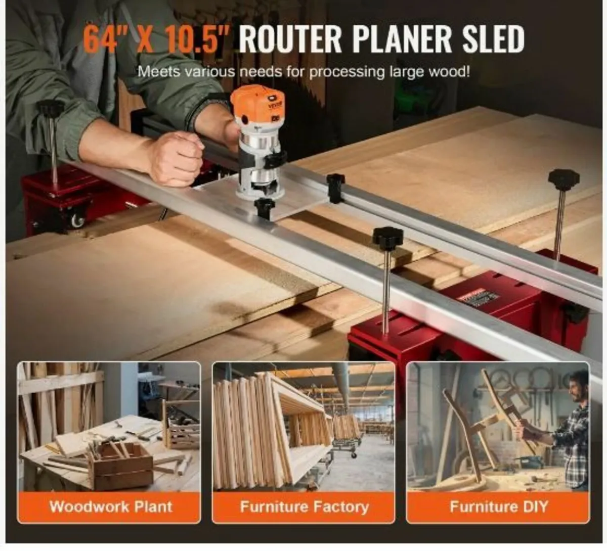 Router Sled, 64 inches/162.6 cm - Image 3