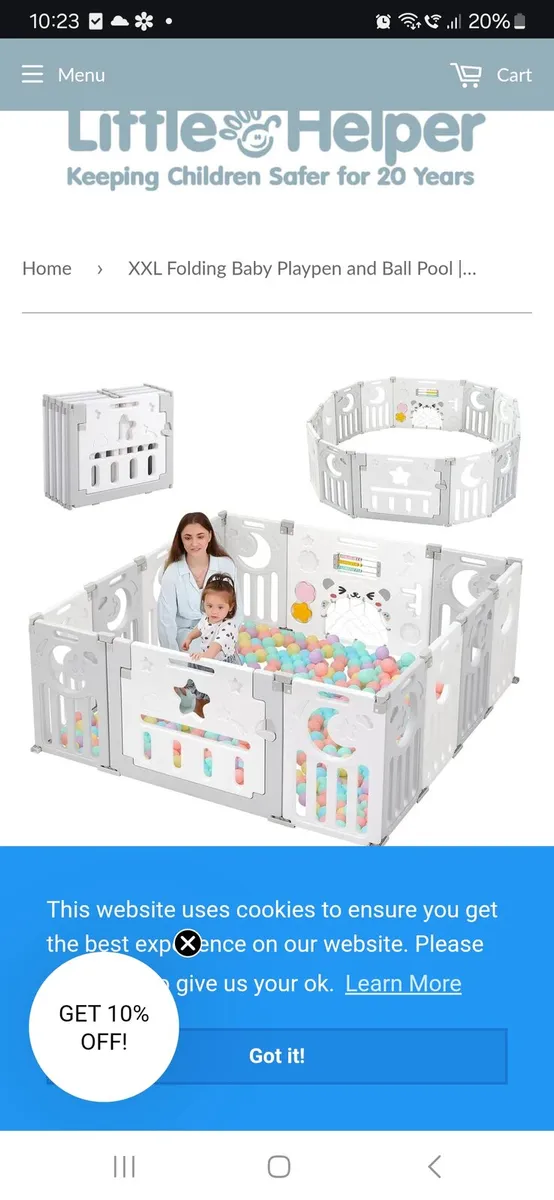 Little helper XXL play pen