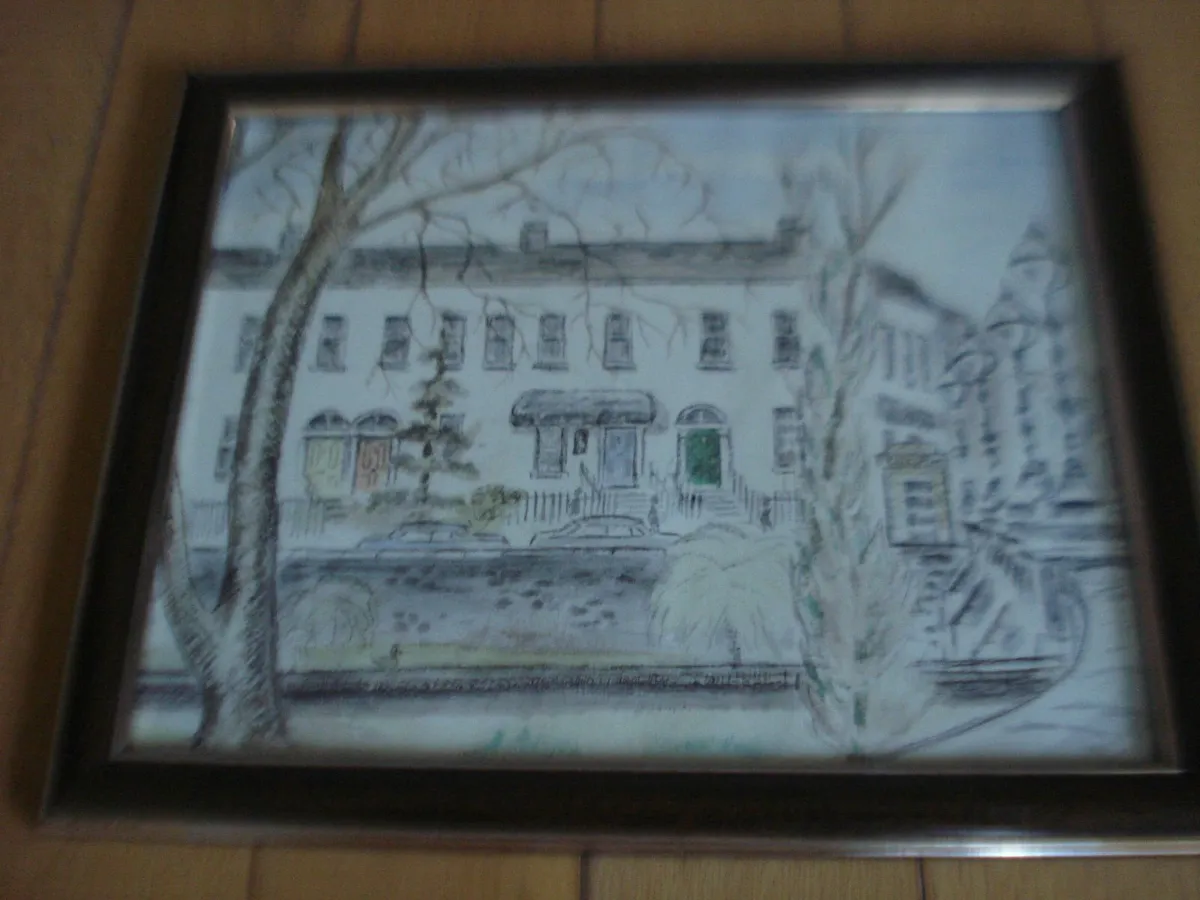BALLSBRIDGE TERRACE,DUBLIN 4 FRAMED PRINT. - Image 2