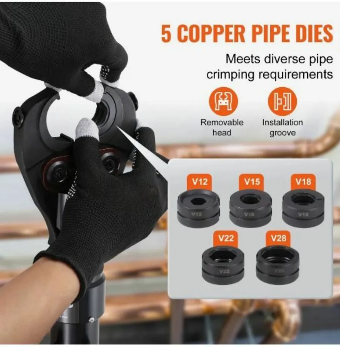 Copper Tube Fittings Crimping Tool - Image 2