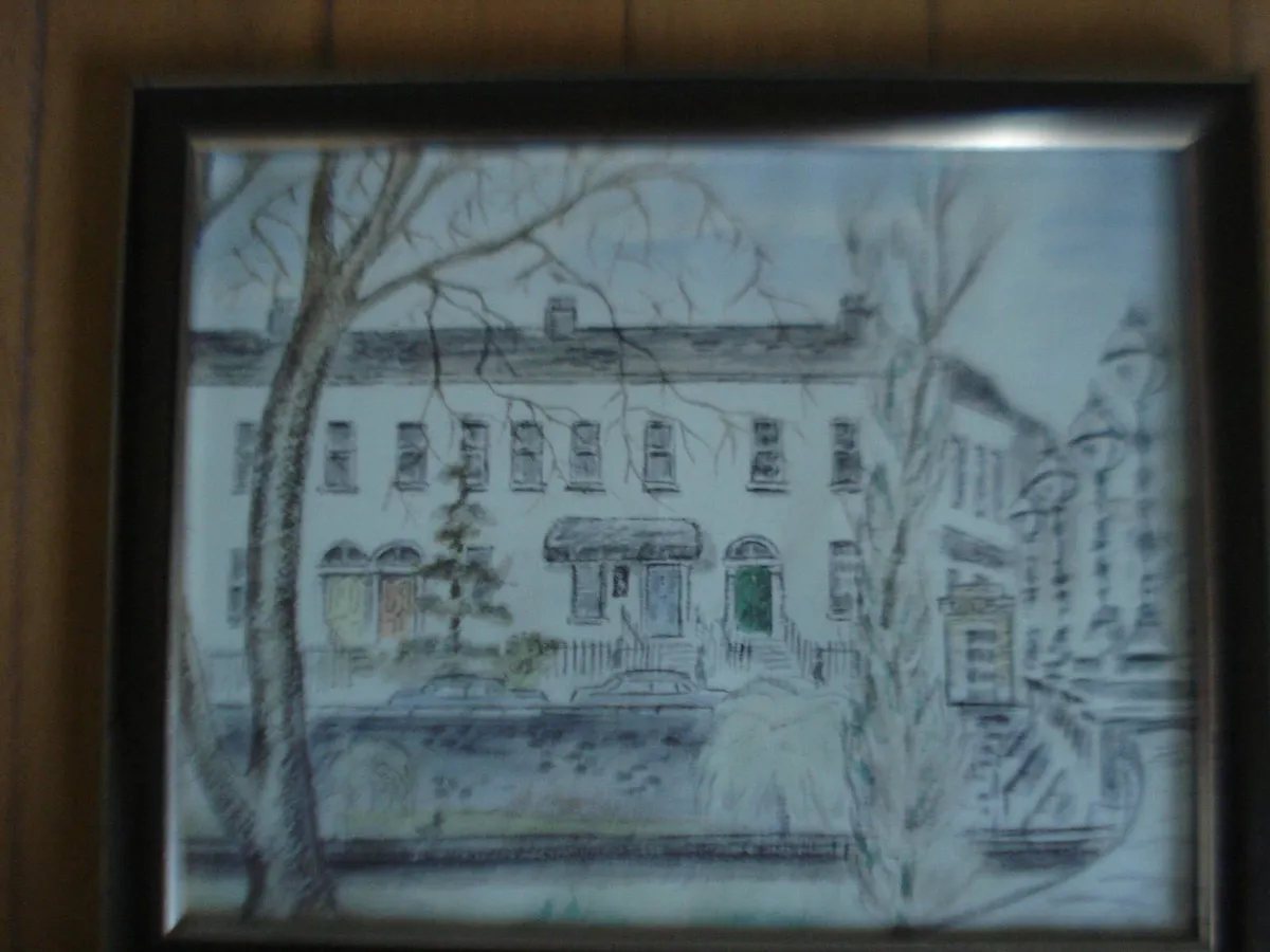 BALLSBRIDGE TERRACE,DUBLIN 4 FRAMED PRINT. - Image 4
