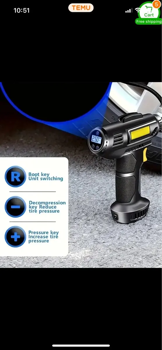 TYRE AIR COMPRESSOR - Image 3