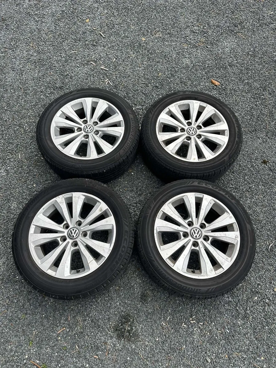 Genuine Volkswagen 16” Alloys and Tyres - Image 1