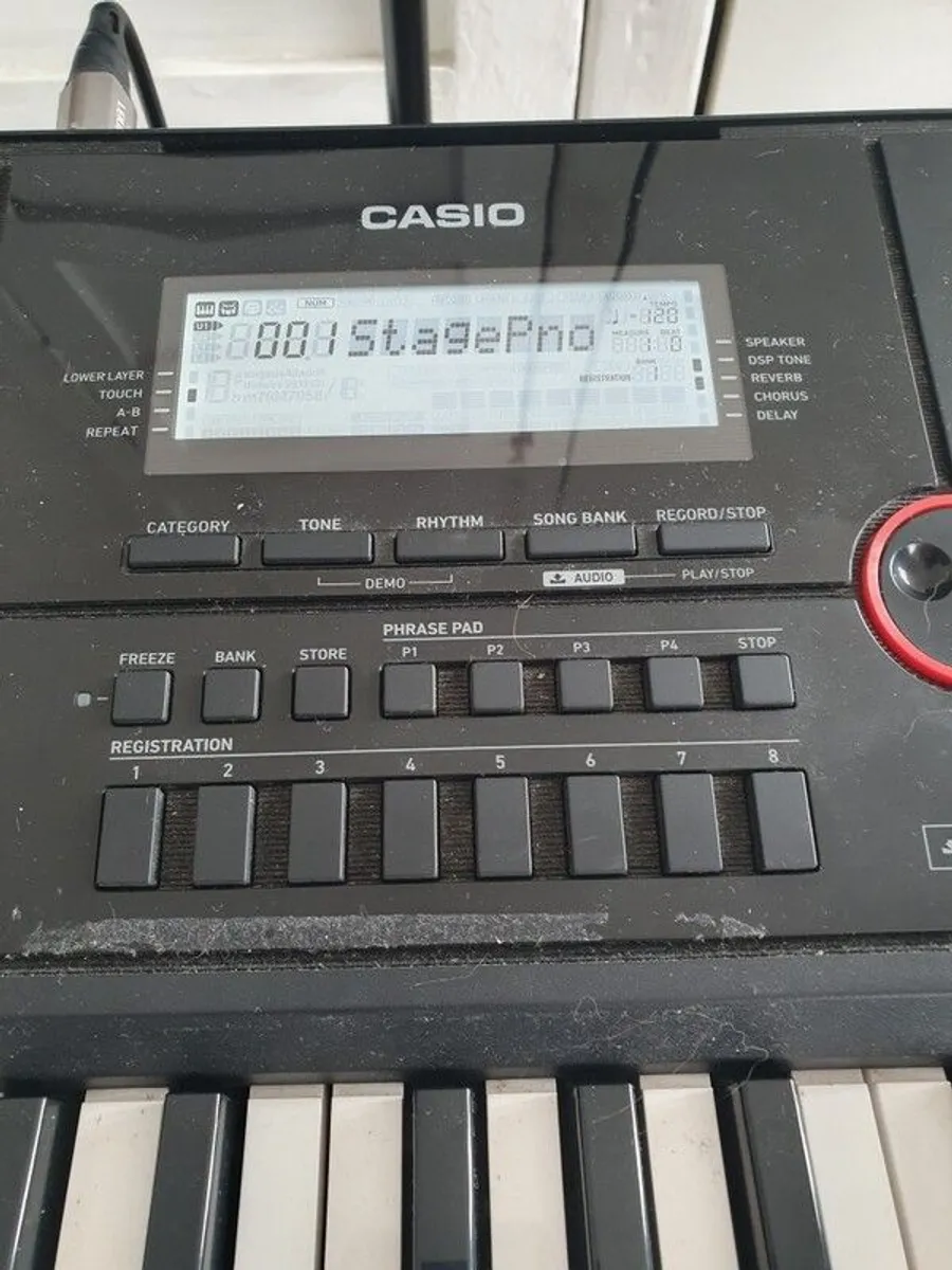 keyboard Casio CT X3000 Lovely sounds and actions. In perfect condition just missing music  holder. Comes with manual power unit and expression pedal - Image 1