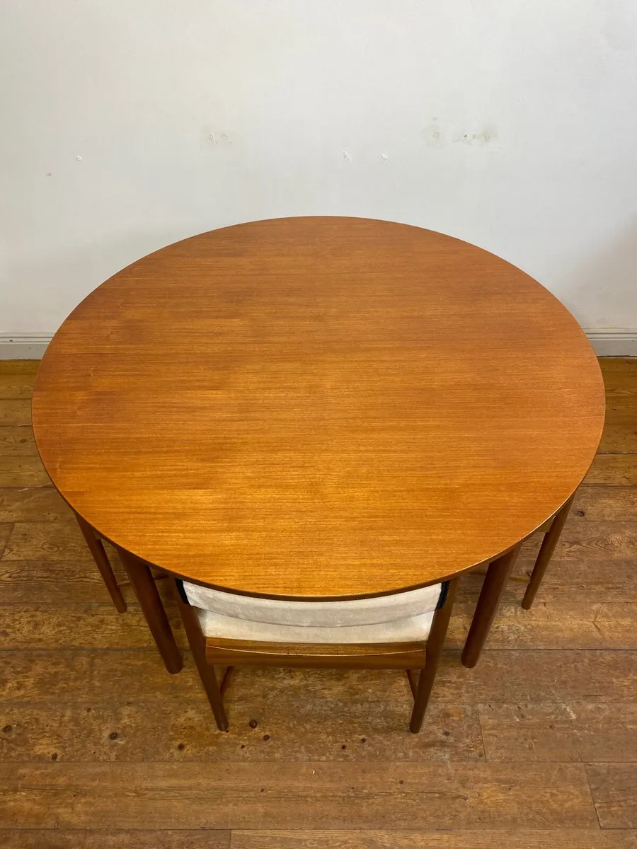 Mid Century McIntosh Table & Chairs - Image 2