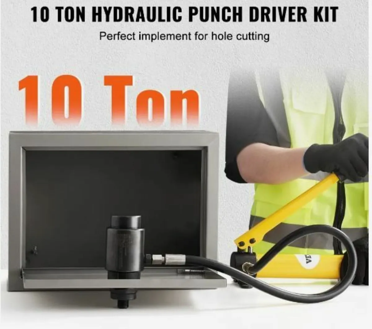 10 Ton Hydraulic Knockout Punch Kit - Image 2