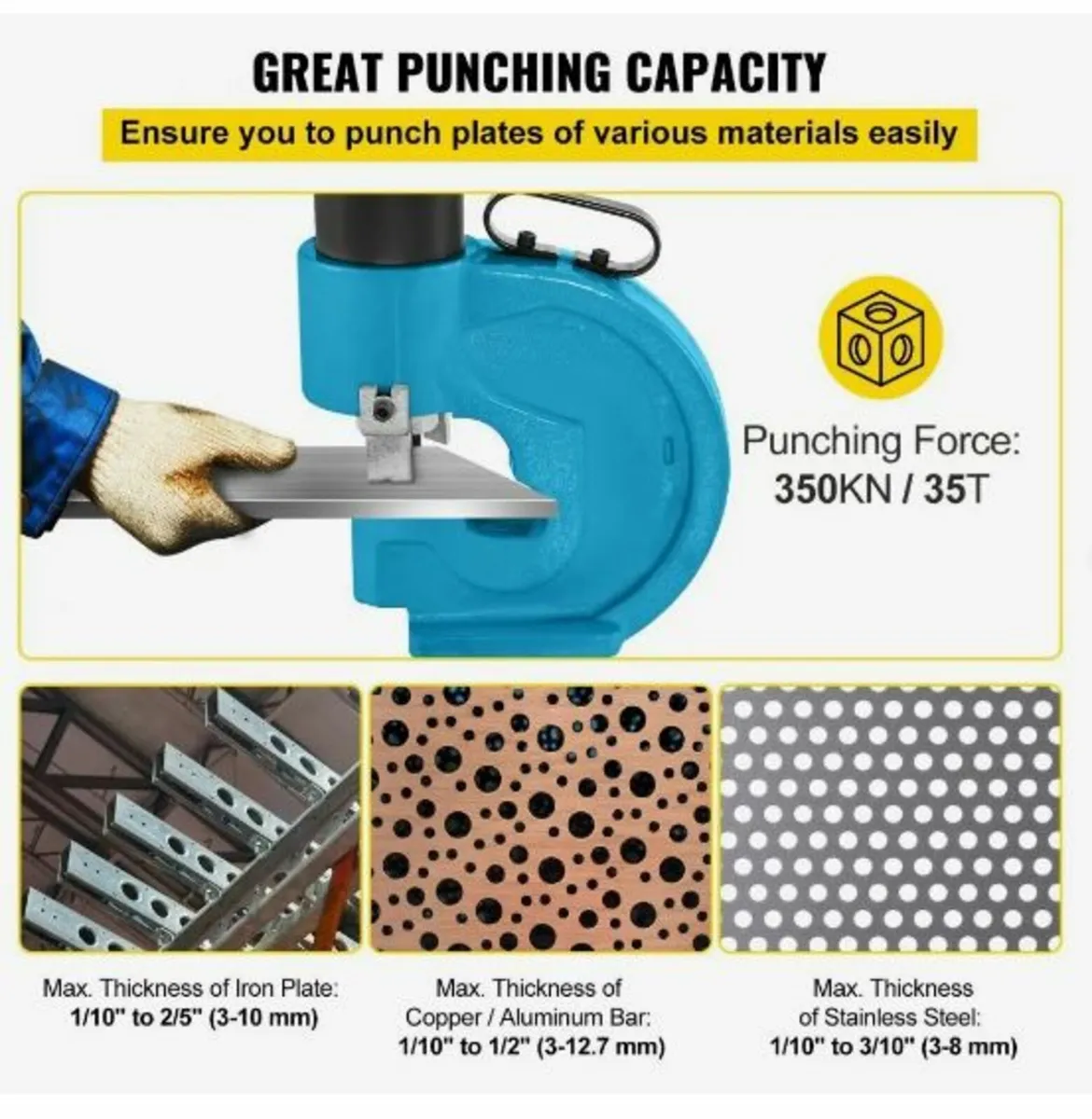 CH-70 Hydraulic Hole Puncher Punching Tool - Image 3