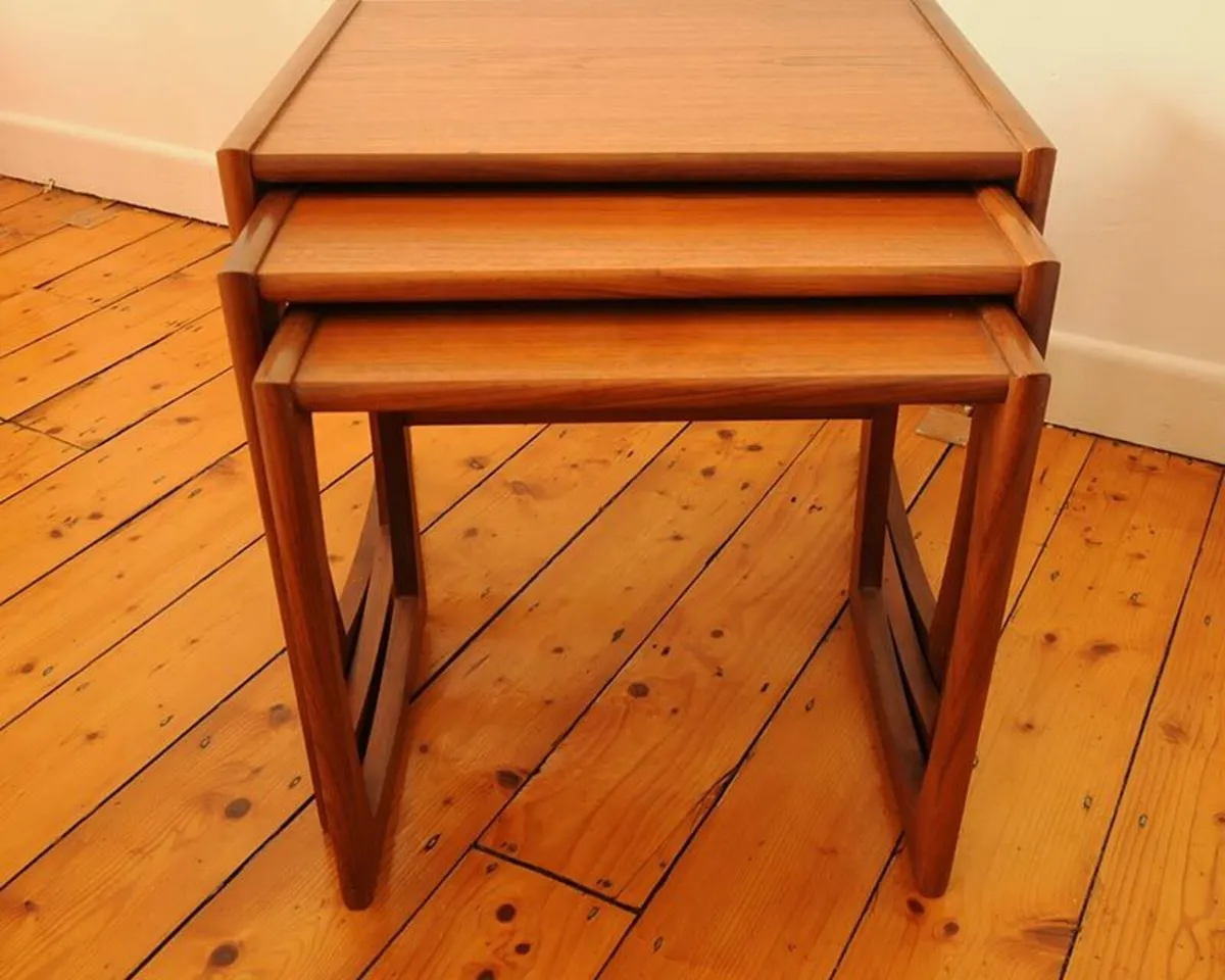 Mid Century G-Plan Teak Nested tables - Image 2
