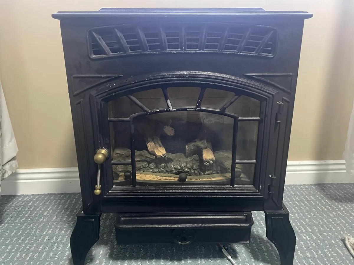Burley Ambience 4121 Log Effect Flueless Gas Stove - Image 4