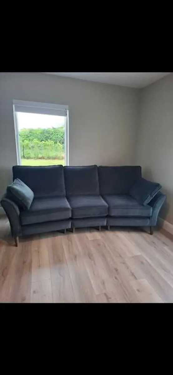 Retro style 4 and 3 seater sofas - Image 1