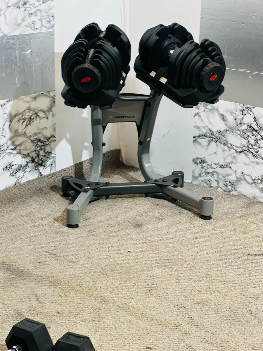 BOWFLEX 40 KG ADJUSTABLE DUMBBELLS WITH STAND - Image 3