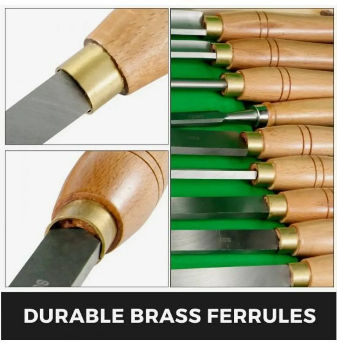 Hss Lathe Chisel Set 8 Piece Steel Brass - Image 4