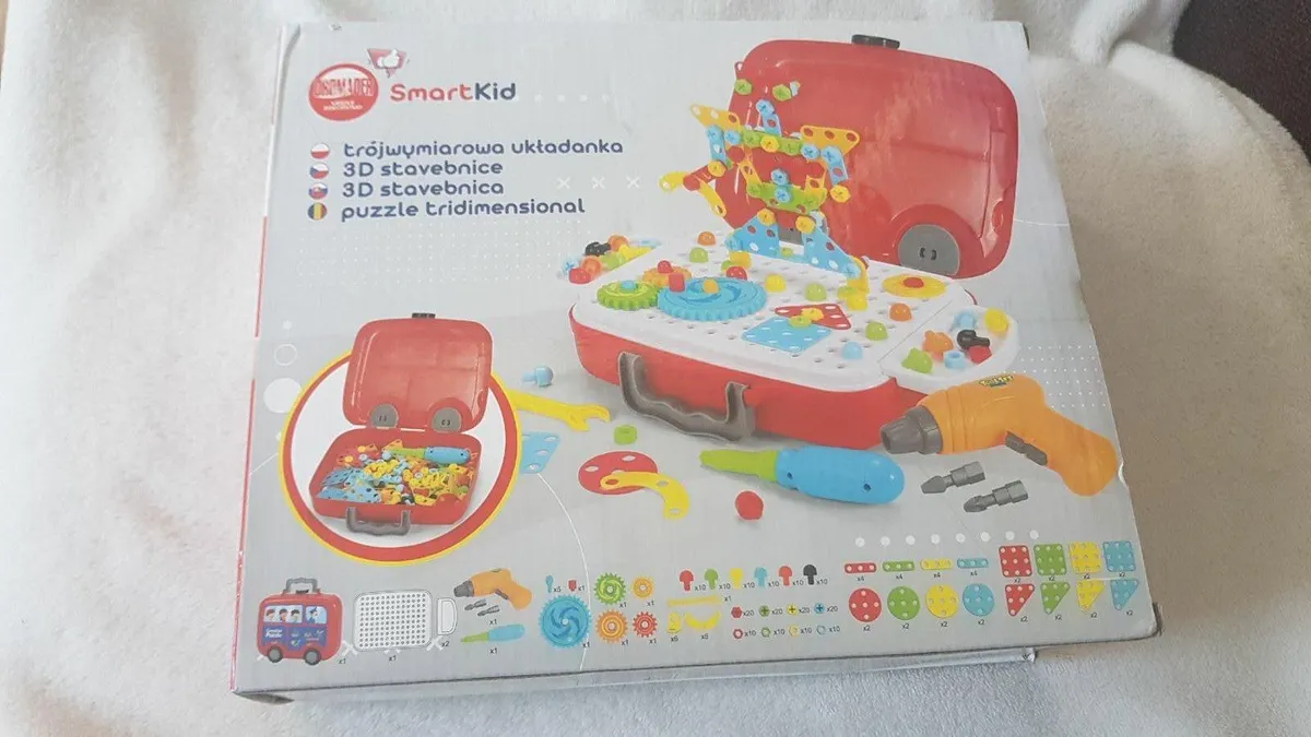 Kids' DIY Construction Set with drill- BRAND NEW - Image 2