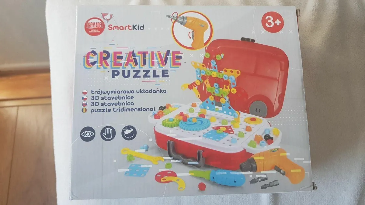 Kids' DIY Construction Set with drill- BRAND NEW - Image 1