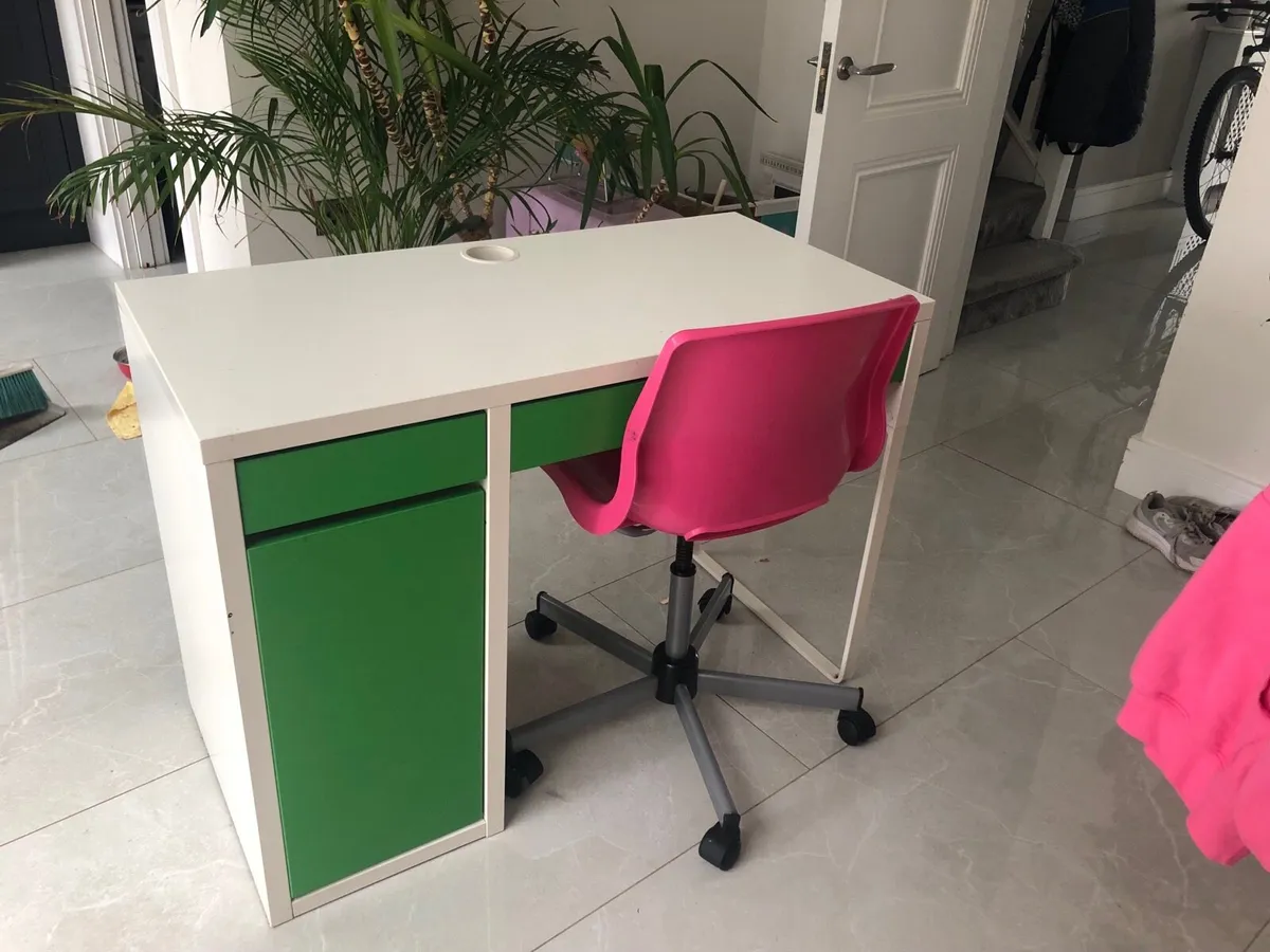 Desk and chair