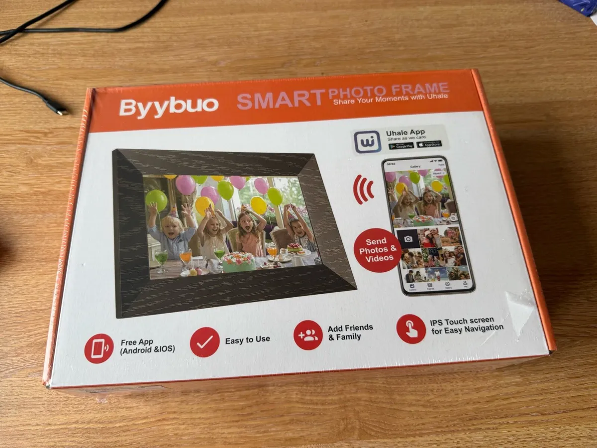 byybuo 10.1 inch Smart Digital Photo Frame - Image 1
