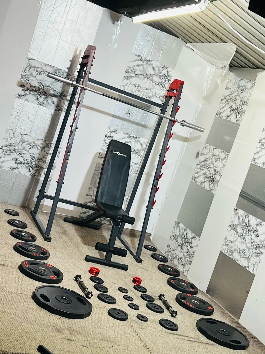 K-Sport rack bench Olympic weights barbell dummbel - Image 2