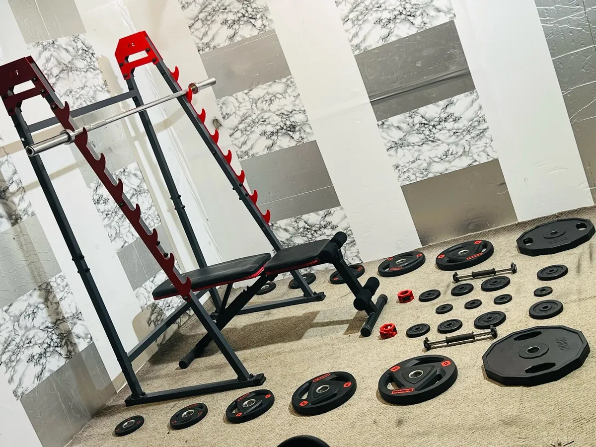 K-Sport rack bench Olympic weights barbell dummbel - Image 4
