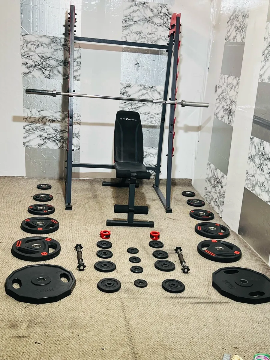 K-Sport rack bench Olympic weights barbell dummbel - Image 1