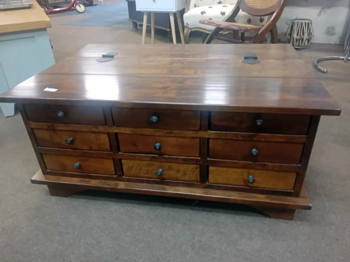 Laura Ashley Hardwood Coffee Table - Image 1