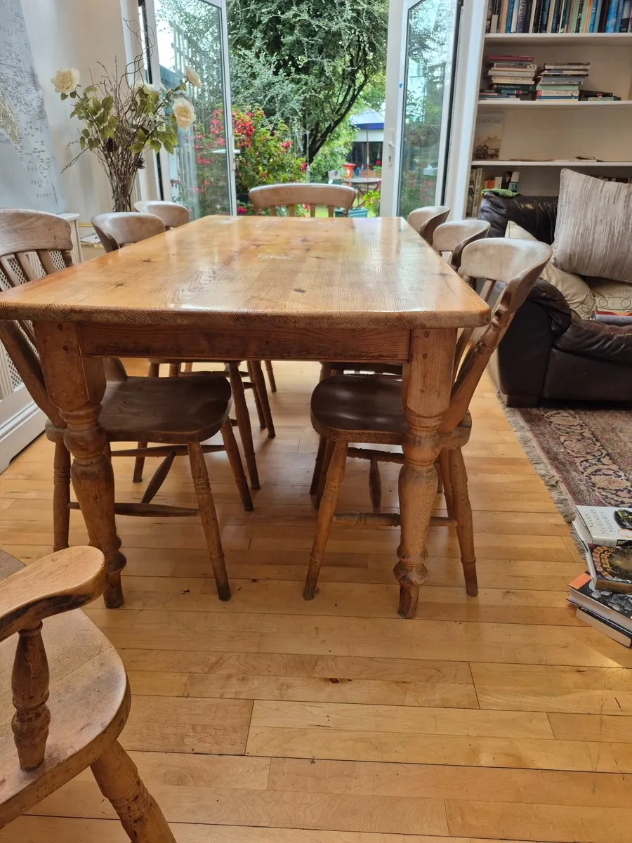 Kitchen Table & 8 Chairs - Image 3