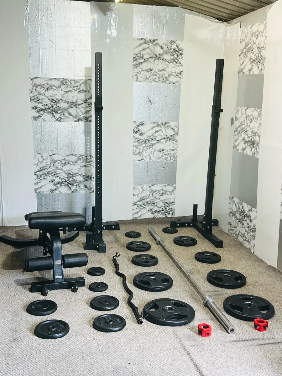 350KG Rated  rack bench Olympic weights barbell - Image 3