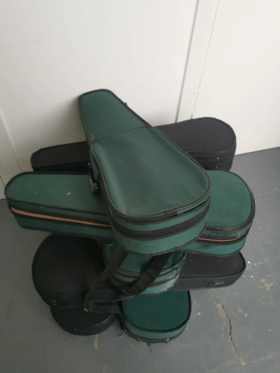 Violin cases  x 8 and 2 violins - Image 3